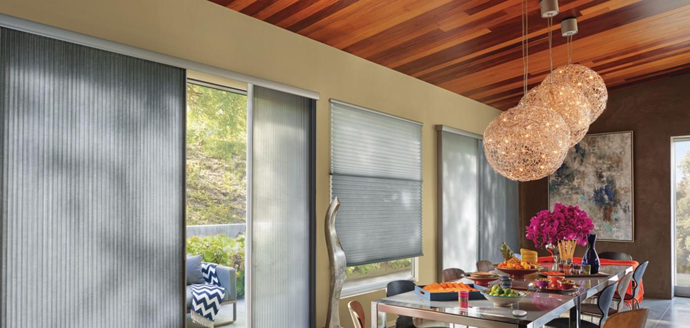 Cortina Duette® Vertiglide - Hunter Douglas -  Sala de jantar